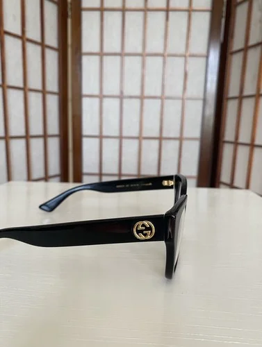 Authentic Gucci Women’s Square Black Eye Glass Frames 0037O 001 37O 50•18•140 3
