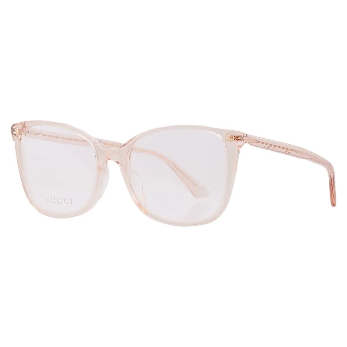 Gucci Demo Square Ladies Eyeglasses GG0038ON 011 54 GG0038ON 011 54 3