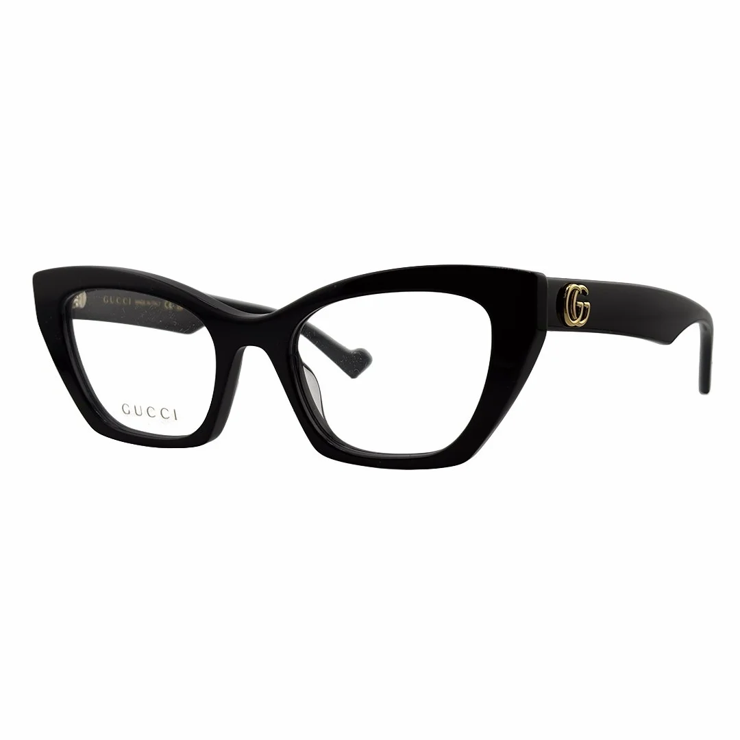 Gucci Demo Square Ladies Eyeglasses GG0038ON 011 54 GG0038ON 011 54 4