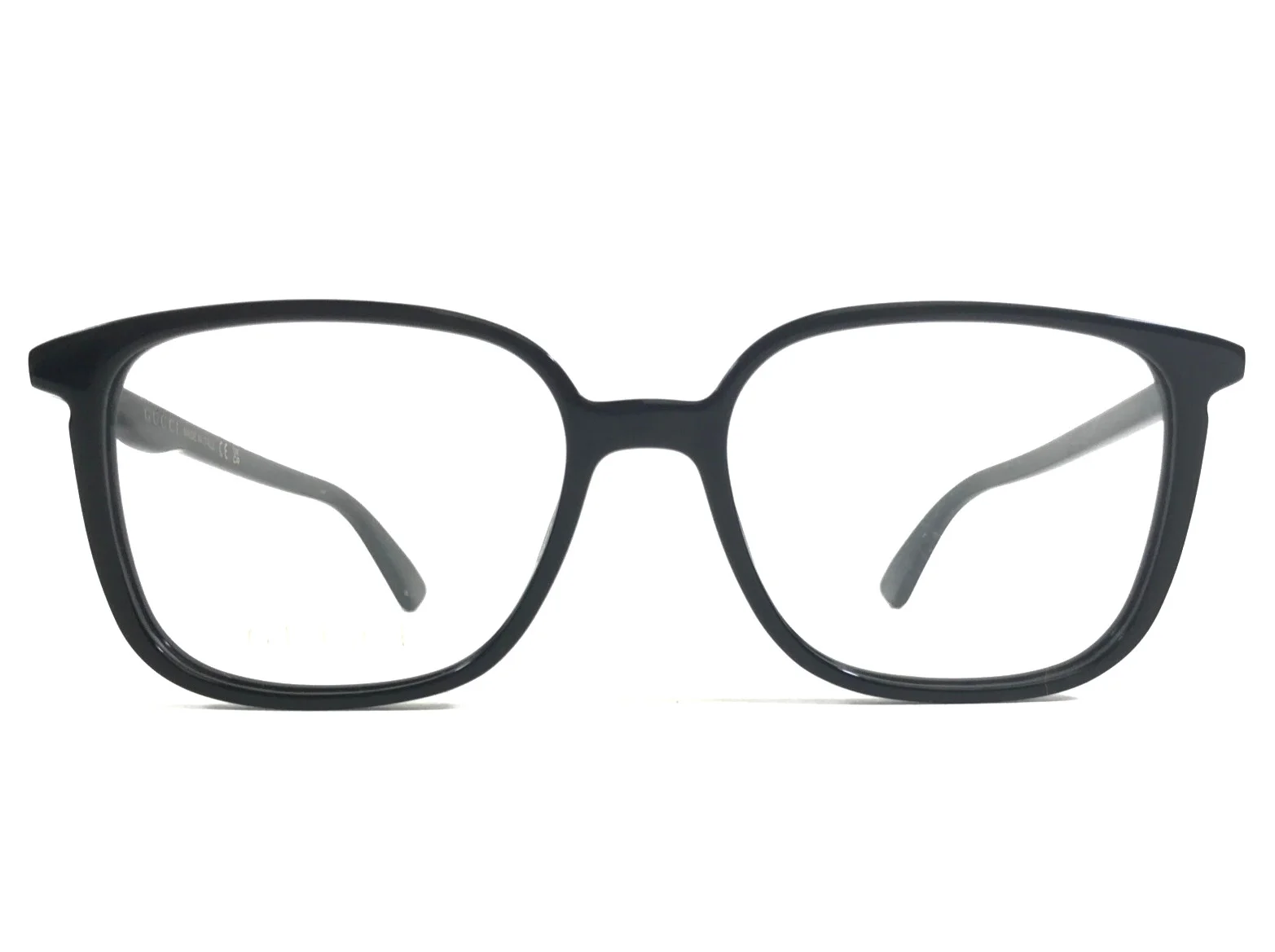 Gucci Eyeglasses Frames GG0260O 001 Polished Black Square Full Rim 53-17-145