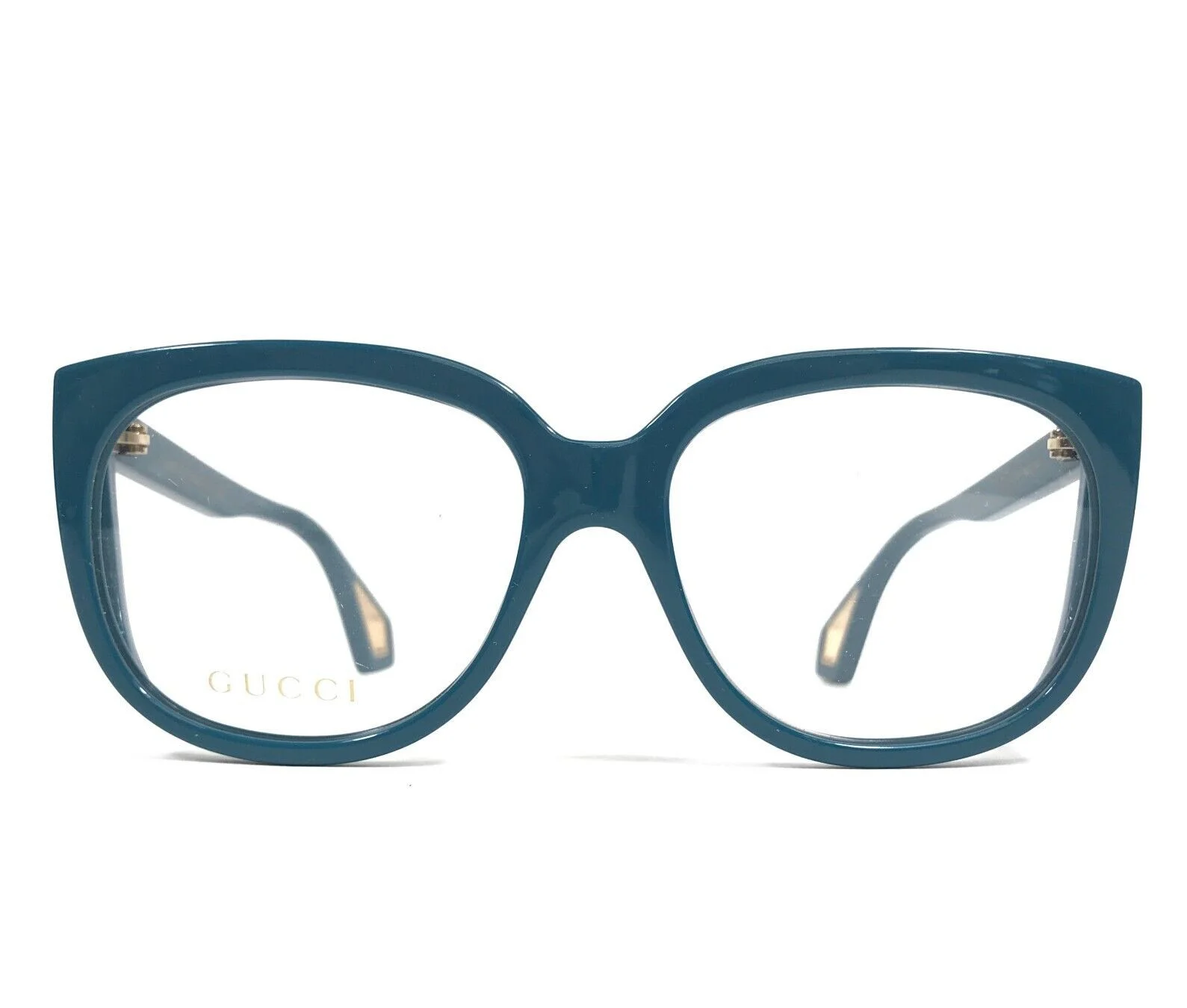 Gucci Eyeglasses Frames GG0260O 001 Polished Black Square Full Rim 53-17-145 3