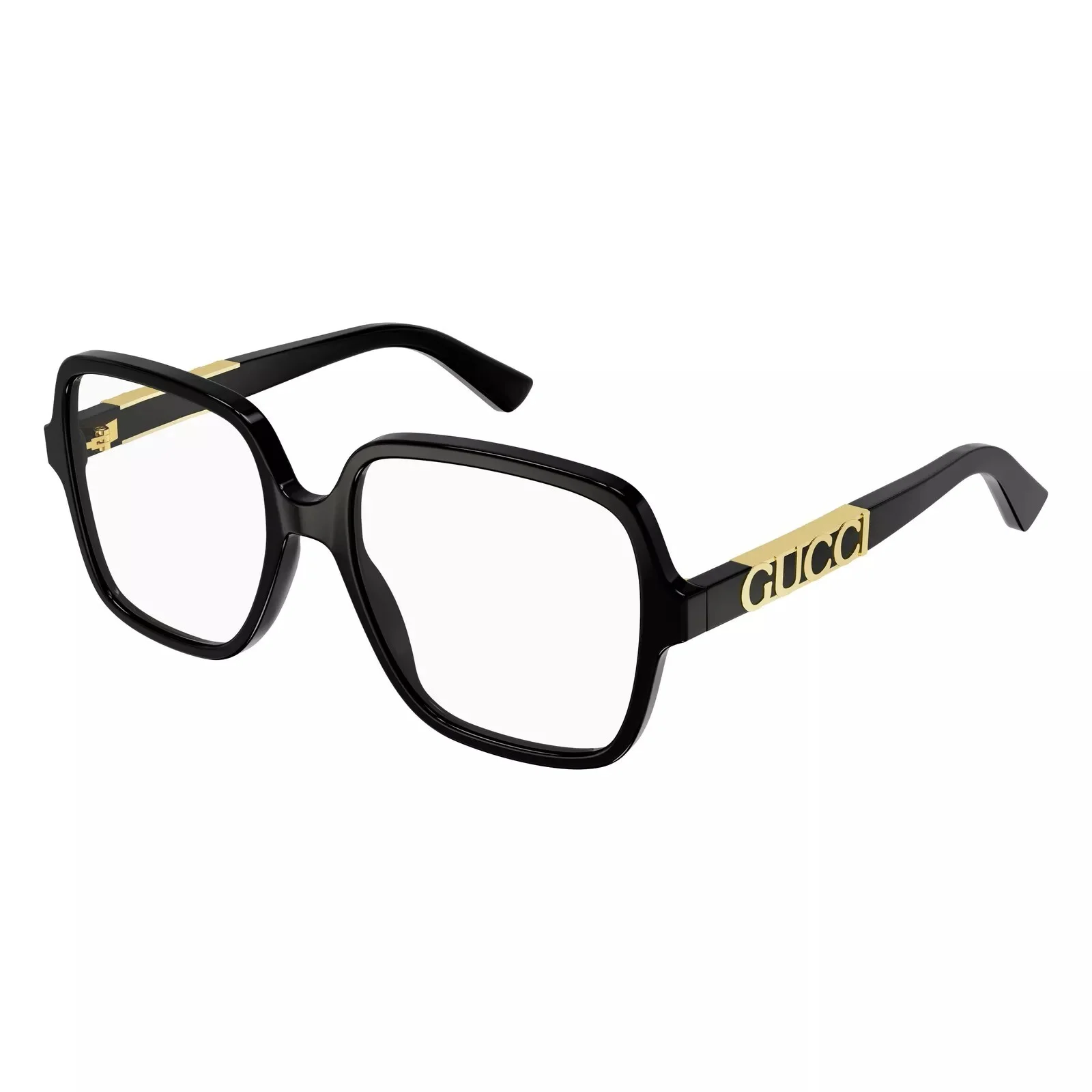 Gucci Eyeglasses GG 1193 001 Black Oversized Optical Frame 57mm New