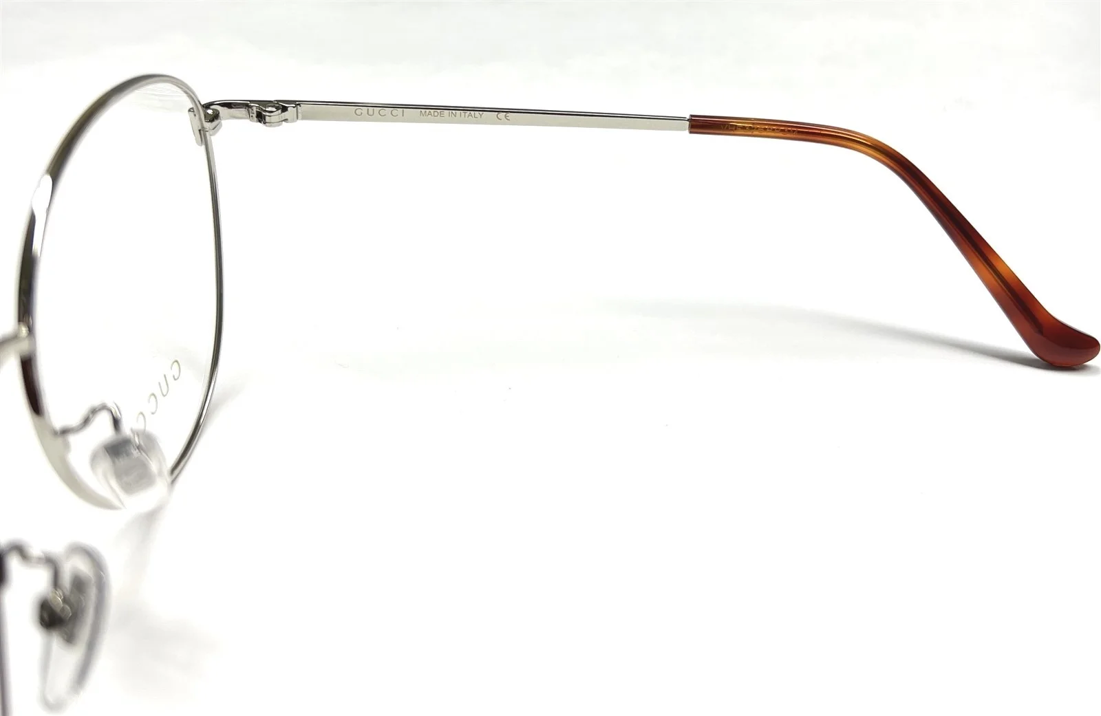 Gucci Eyeglasses Glasses GG 0577OA 004 Silver Blue 57mm Large No Case 2