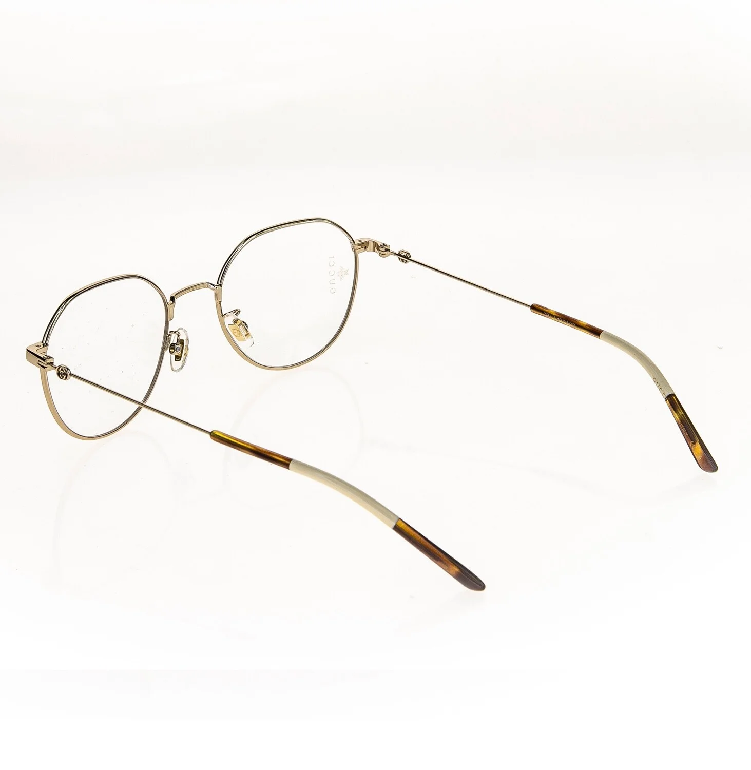 Gucci GG 0684O 001 Eyeglasses Frames Glasses Polished Gold 51-19-140 2
