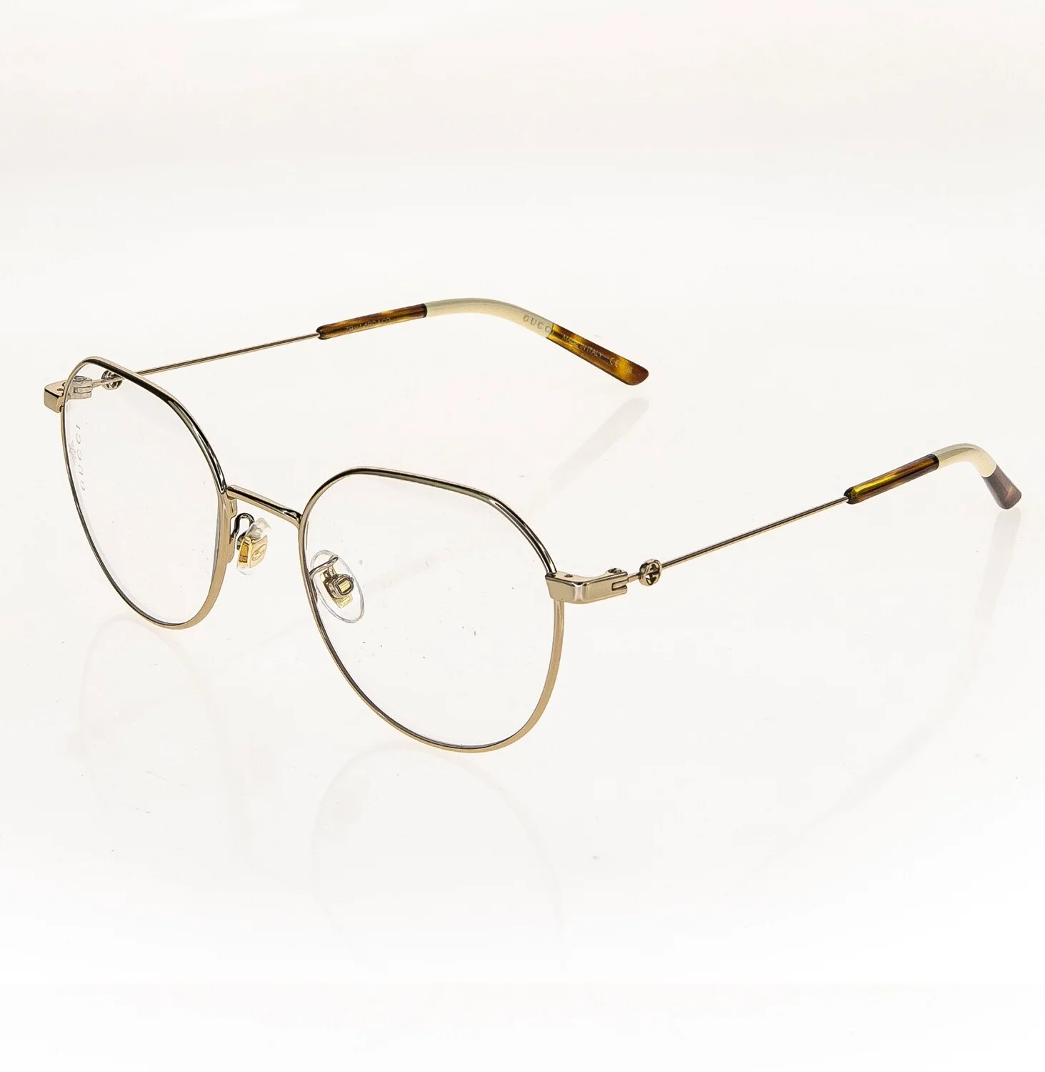 Gucci GG 0684O 001 Eyeglasses Frames Glasses Polished Gold 51-19-140 4