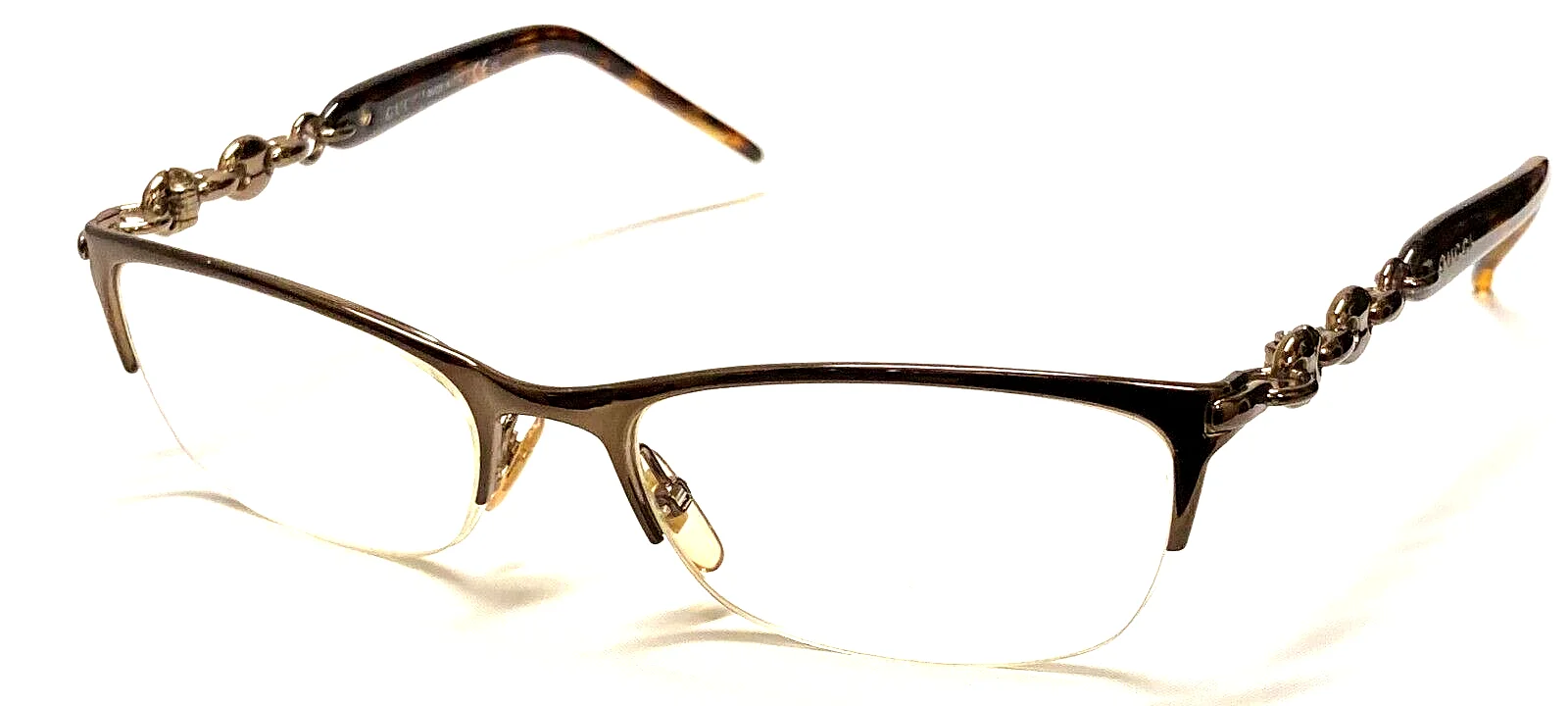 GUCCI GG 4237 CBX Brown Tortoise Metal Plastic Women 2
