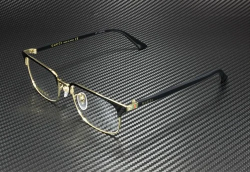 GUCCI GG0131O 001 Black Rectangle Men