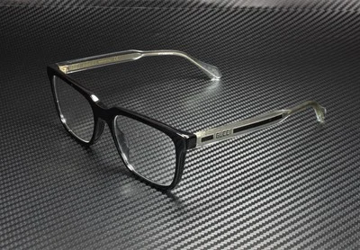 GUCCI GG0560O 001 Square Black Black Crystal Demo Lens 53 mm Men