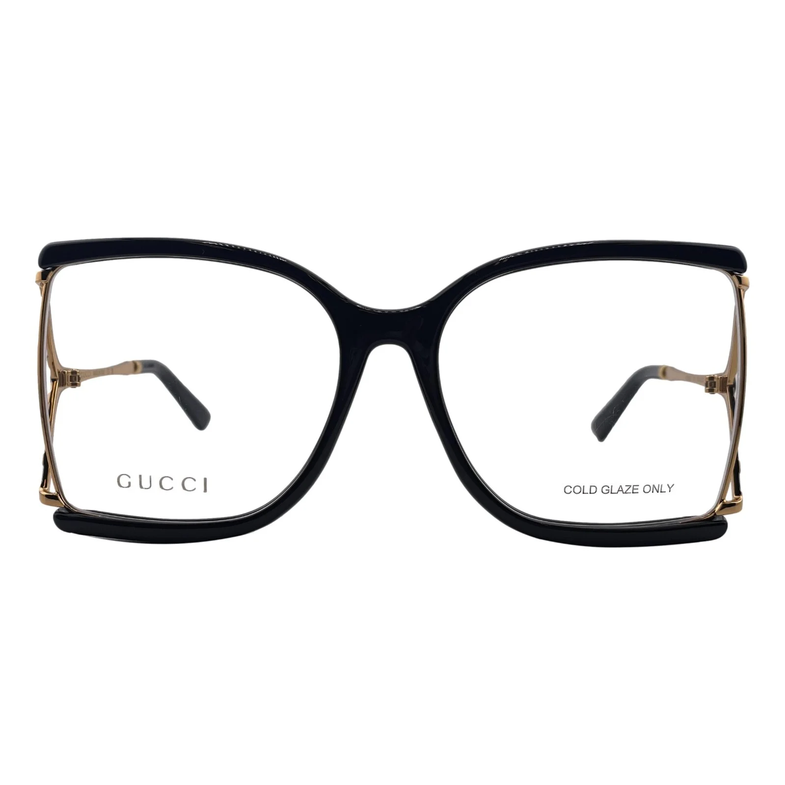 Gucci GG0592O Black & Gold Oversized Eyeglasses Frames 60mm 18mm 130mm 2