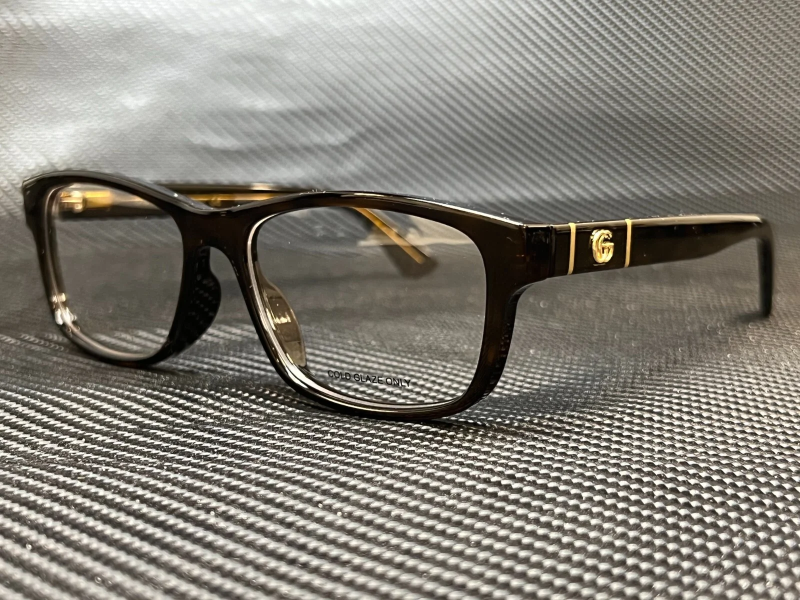 GUCCI GG0640OA 002 Havana Rectangle Square Men