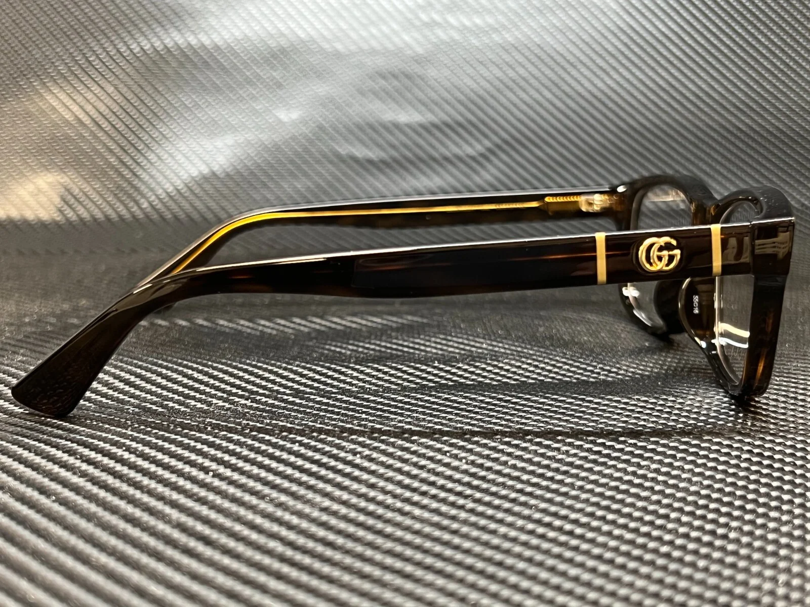 GUCCI GG0640OA 002 Havana Rectangle Square Men 3