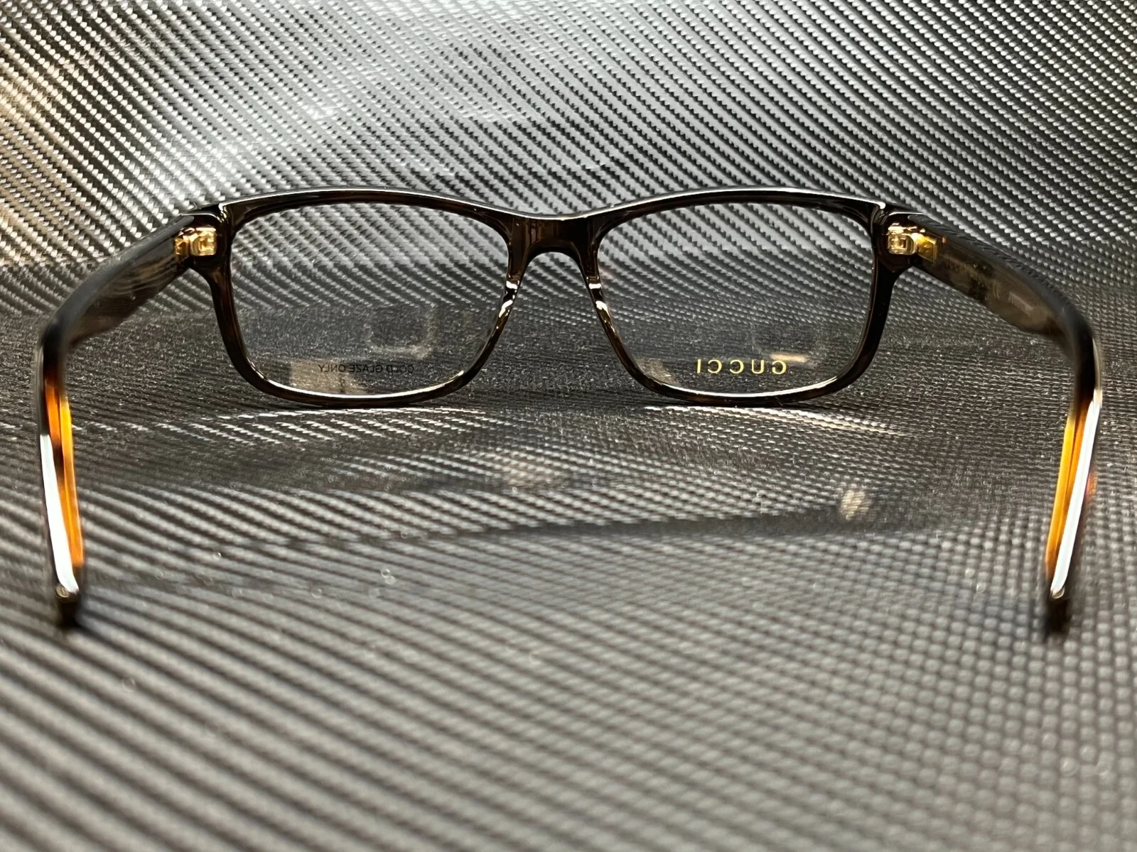 GUCCI GG0640OA 002 Havana Rectangle Square Men 4