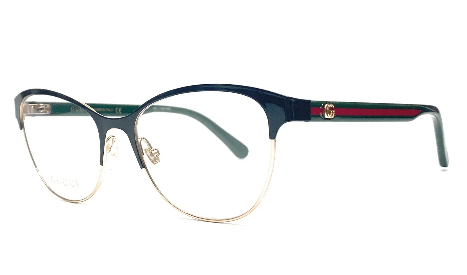 GUCCI GG0718O 004 Round Oval Black Demo Lens Women