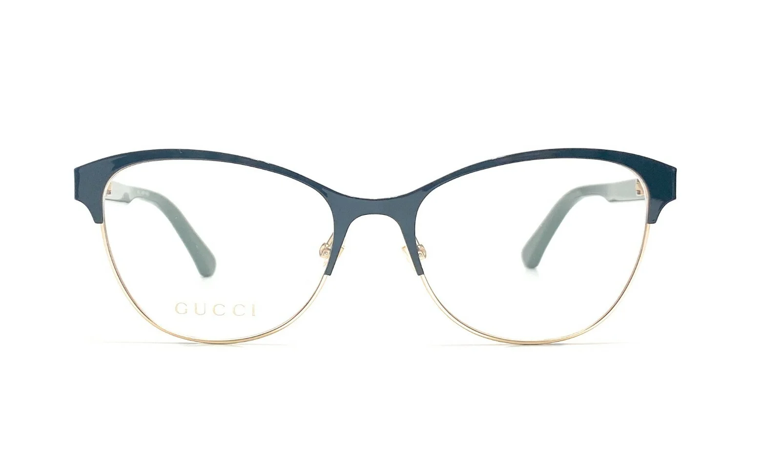GUCCI GG0718O 004 Round Oval Black Demo Lens Women 2