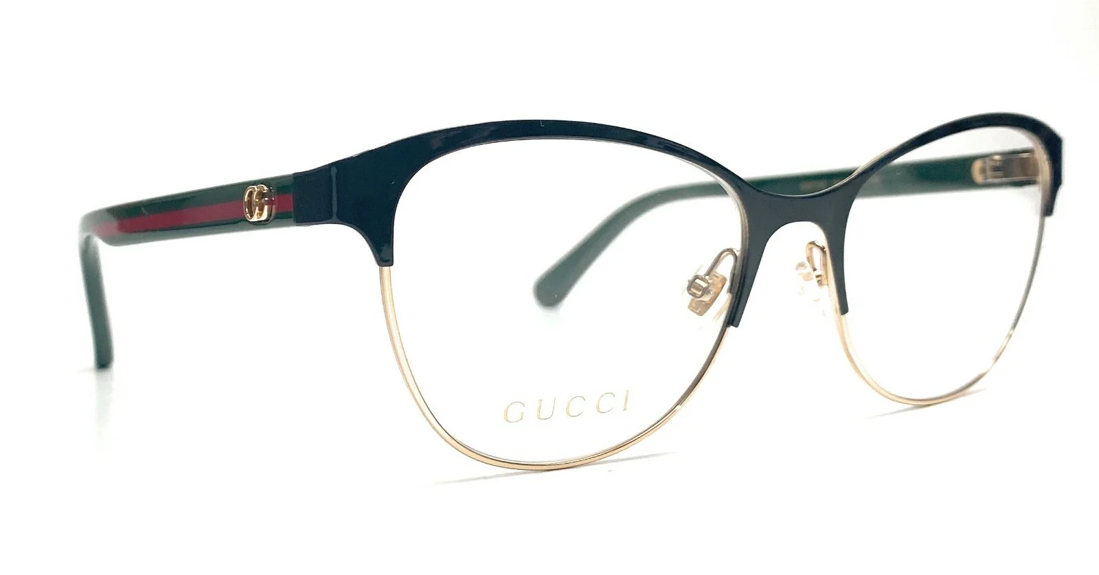 GUCCI GG0718O 004 Round Oval Black Demo Lens Women 3