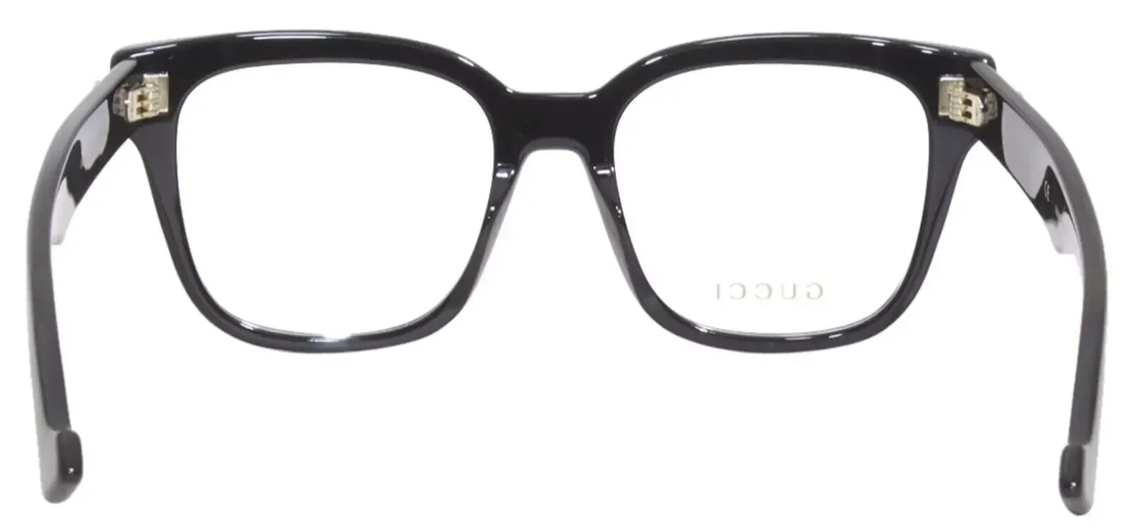 GUCCI GG0958O 004 POLISHED BLACK WITH GG GOLD AUTHENTIC EYEGLASSES FRAME 52-18 2