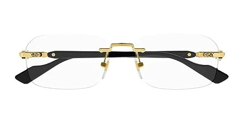 Gucci GG1221O 001 Gold Rectangular Men 2