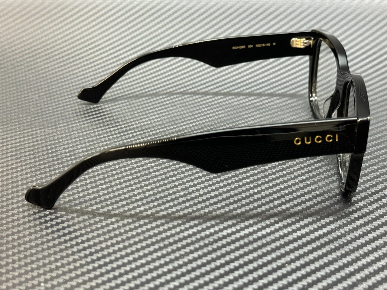 GUCCI GG1428O 004 Black Men 2