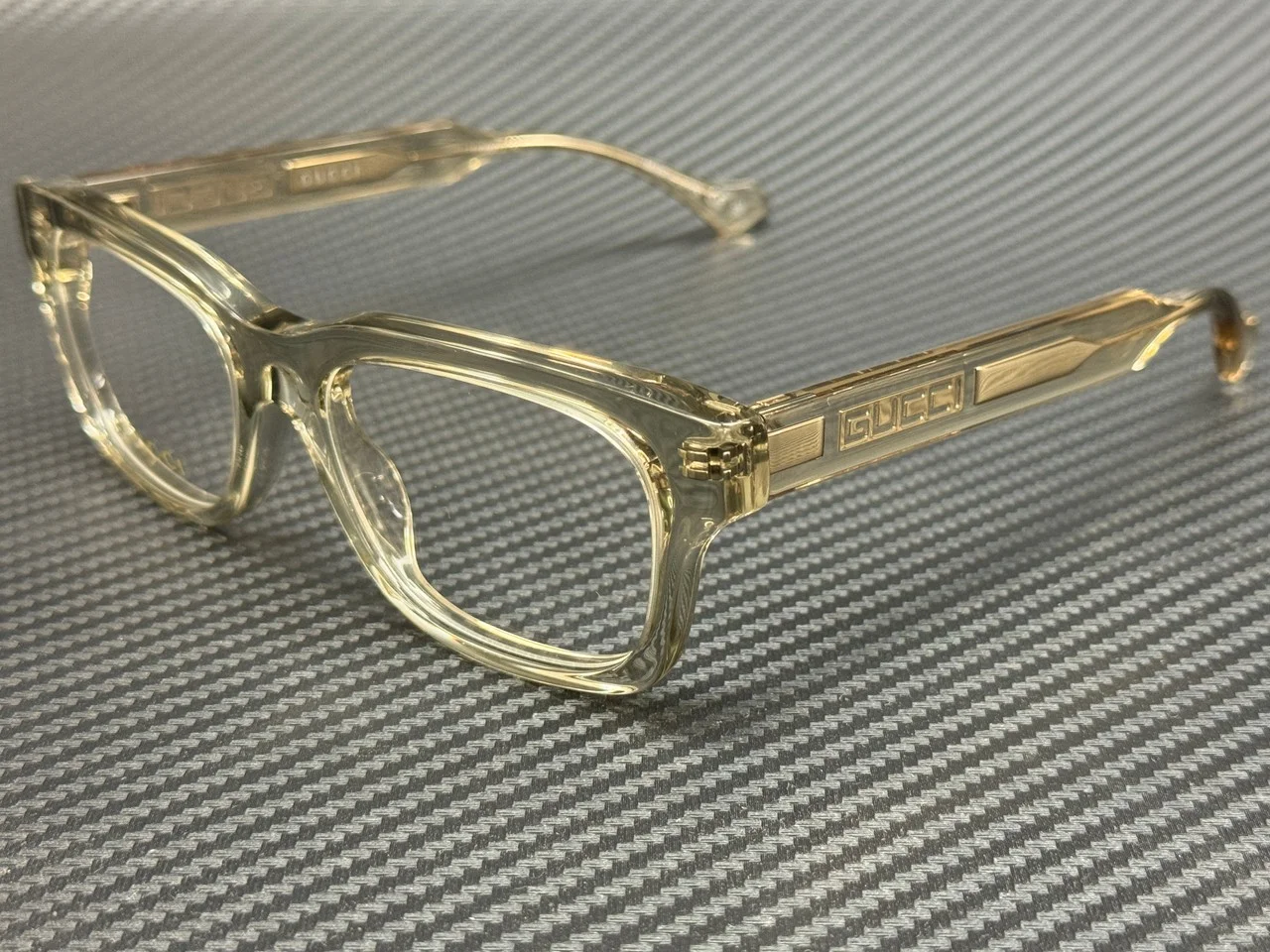 GUCCI GG1731O 004 Green Transparent Men