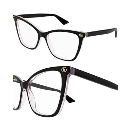 Gucci GG1817O Cat-Eye Shape Interlocking GG Logo Eyeglasses with Luxury Eyewear Kit 2