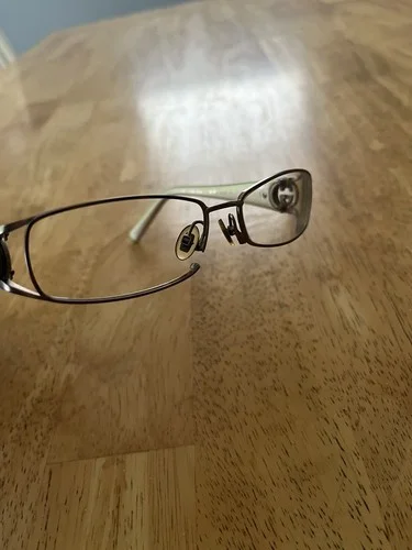 Gucci GG2812 Eyeglasses FRAMES QZA Brown Gray 53[]15-125 Crystals Italy F480 2